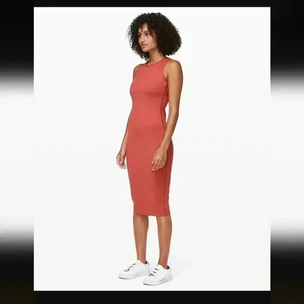 Lululemon Picnic Play Dress Brick Rose